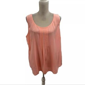 Lilly Pulitzer Peach Sleeveless Blouse